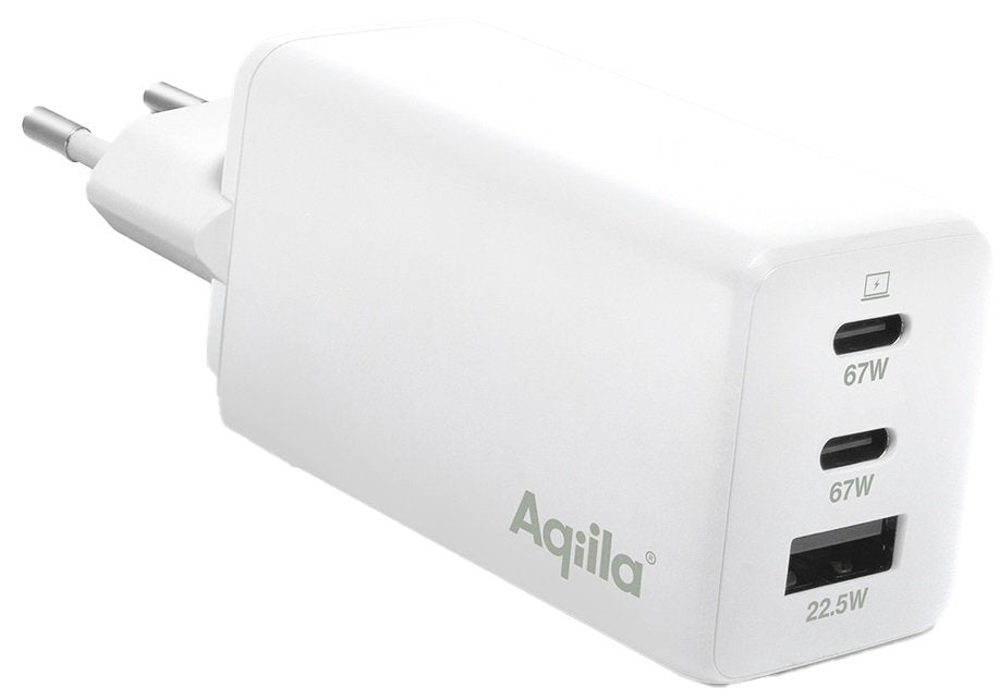 EAN 8716778931911 - Aqiila Chargebird W3 Universal Blanco Corriente alterna Carga rápida Interior imagen 2