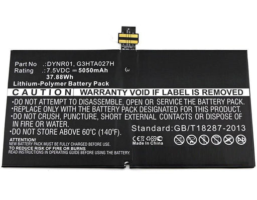 EAN 5706998702364 - CoreParts TABX-BAT-MIS172SL batería recargable industrial Polímero de litio 5050 mAh 7,5 V imagen 1