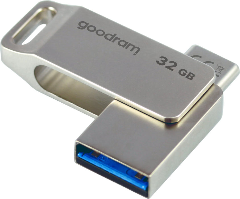 EAN 5908267960257 - Goodram ODA3 unidad flash USB 32 GB USB Type-A / USB Type-C 3.2 Gen 1 (3.1 Gen 1) Plata imagen 4