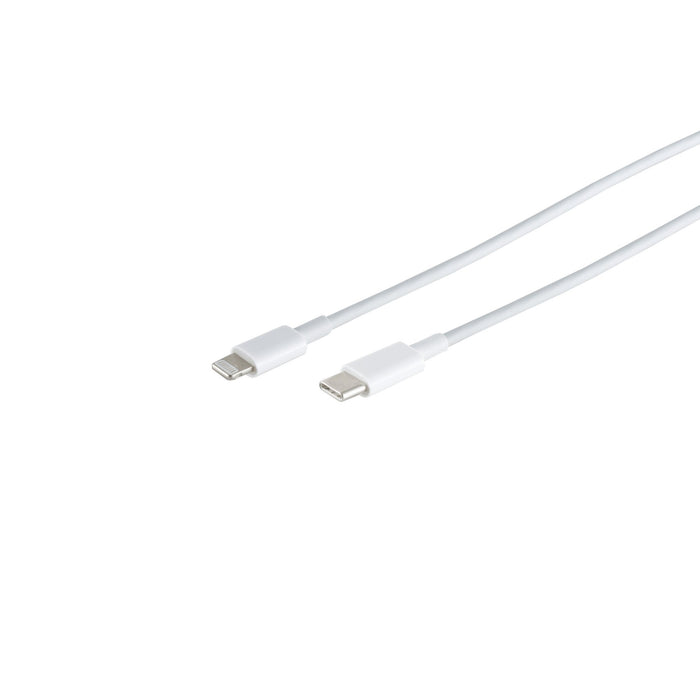 S-Impuls Usb-C Cable Adaptador, 8-Pin, Pd, Abs, Blanco, 2m