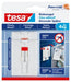 EAN 4042448340436 - TESA 77767-00000 gancho para almacenamiento Interior Gancho universal Gris, Rojo, Blanco 2 pieza(s) imagen 1
