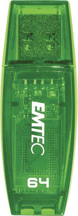 Pendrive Emtec Pendrive 64 Gb C410  Usb 2.0 Green