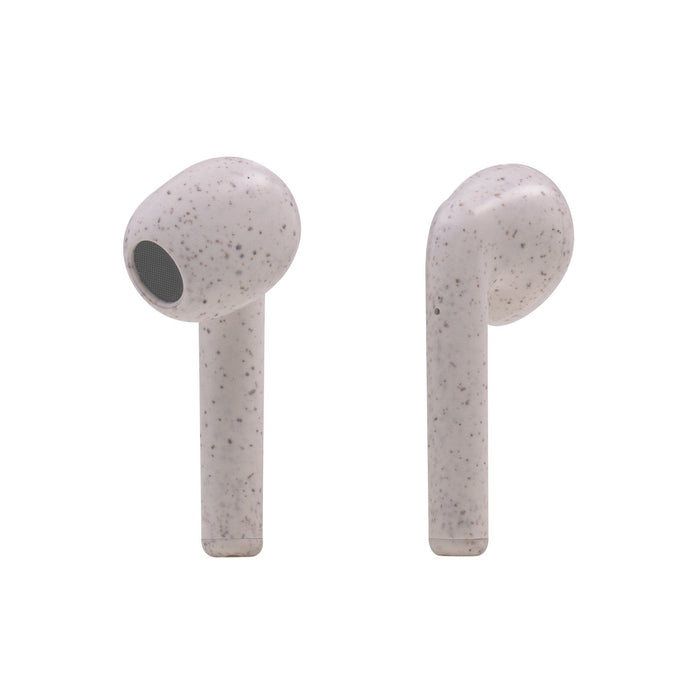 Auriculares Bluetooth Mars Gaming Mhi-Eco Con Estuche De Carga Autonomía 5h Grises