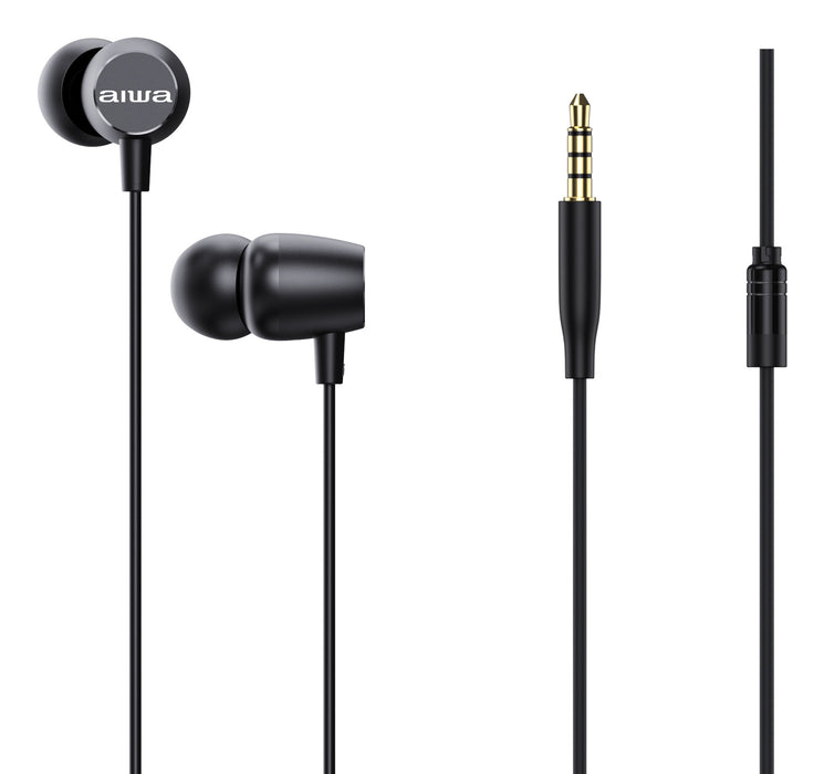 EAN 8435256810738 - Aiwa ESTM-20BK auricular y casco Auriculares Alámbrico Dentro de oído Llamadas/Música/Deporte/Uso diario  imagen 1