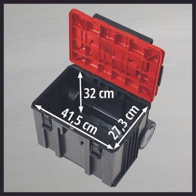 EAN 4006825660562 - Einhell E-Case L Caja de herramientas Polipropileno Negro, Rojo imagen 5