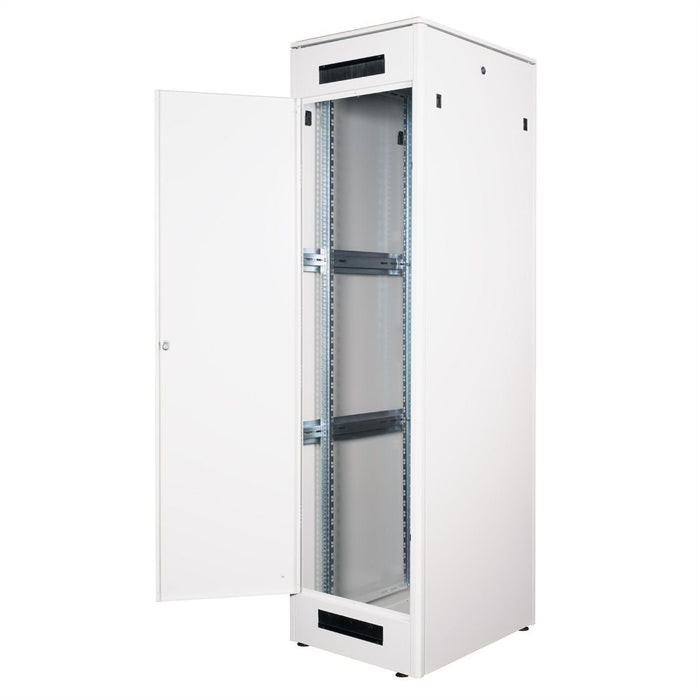 Roline 19-Zoll Netzwerkschrank Pro 47 He, 600x800 Bxt Glastr Grau