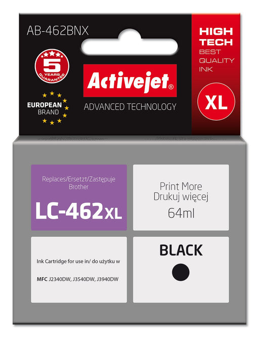 EAN 5901443124016 - Activejet AB-462BNX cartucho de tinta 1 pieza(s) Compatible imagen 1