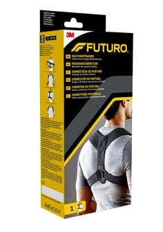 Futuro Corrector De Postura - Ajustable (71.1 - 121.9cm) - Transpirable - Negro