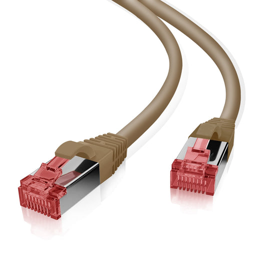 EAN 4005938910649 - Helos 191064 cable de red Marrón 10 m Cat6 S/FTP (S-STP) imagen 1