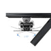 EAN 8433281009745 - TooQ DB1402TN-B soporte para monitor 68,6 cm (27") Escritorio Negro, Rojo imagen 7