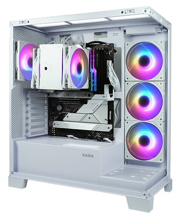 EAN 4573615590038 - Scythe MUGEN 6 Placa base Ventilador 12 cm Blanco 2 pieza(s) imagen 12