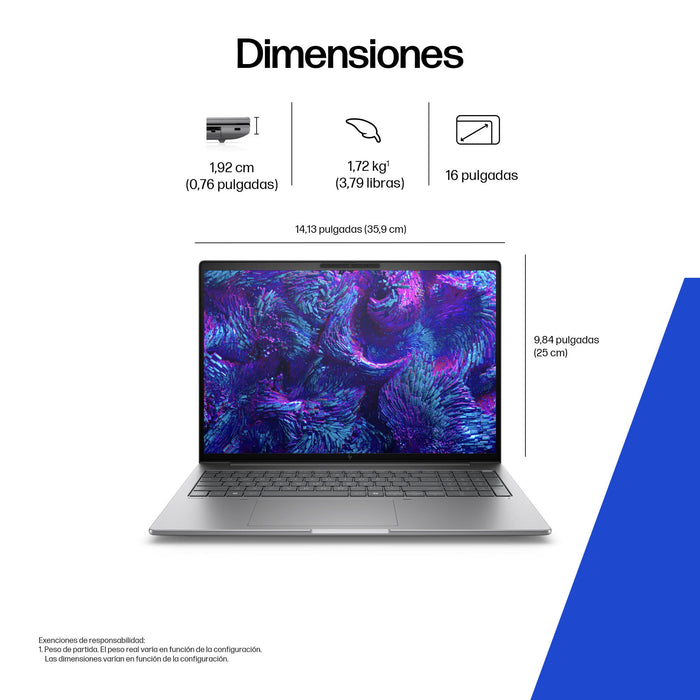 EAN 0199251245435 - HP ZBook 8 G1i 16 Wolf Pro Security Edition Intel Core Ultra 7 255H Estación de trabajo móvil 40,6 cm (16 imagen 5