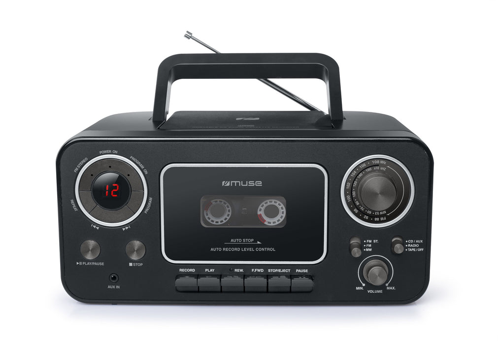 EAN 3700460205140 - Muse M-182 RDC Analógica FM, MW Negro imagen 3