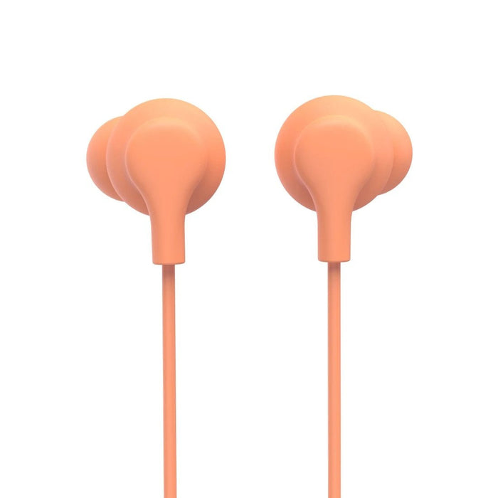 Sluchawki Douszne Curly Usb-C Pomaranczowe