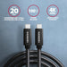 EAN 8595247905987 - Axagon BUCM32-CM20AB cable USB USB 3.2 Gen 2x2 2 m USB C Negro imagen 2