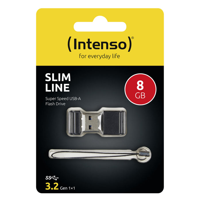 EAN 4034303019922 - Intenso Slim Line unidad flash USB 8 GB USB tipo A 3.2 Gen 1 (3.1 Gen 1) Negro imagen 3