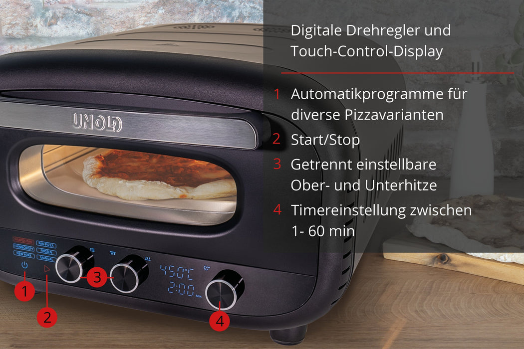 EAN 4011689688058 - Unold 68805 fabricante de pizza y hornos 1 Pizza(s) 1700 W Negro imagen 4