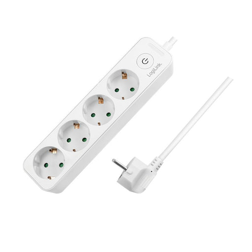 EAN 4052792057775 - LogiLink LPS245 base múltiple 1,5 m 4 salidas AC Interior Blanco imagen 1
