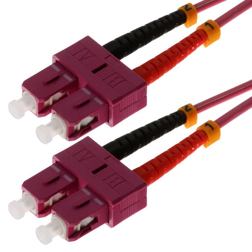 EAN 4005938158195 - Helos 3m OM4 SC/SC Cable de fibra óptica e InfiniBand Violeta imagen 1