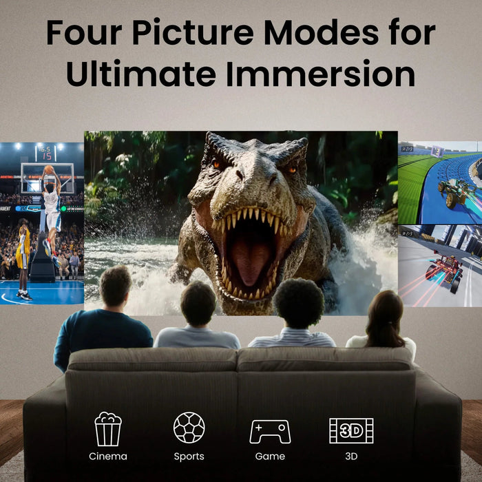 Proyector  Benq Th575i Doméstico 1080p, 3800lm, Google Tv Dongle Con Licencia Incluido, 16,7ms Baja Latencia Gaming, Corrección Vertical Automática, Zoom Óptico 1,1x, Modo Deportes