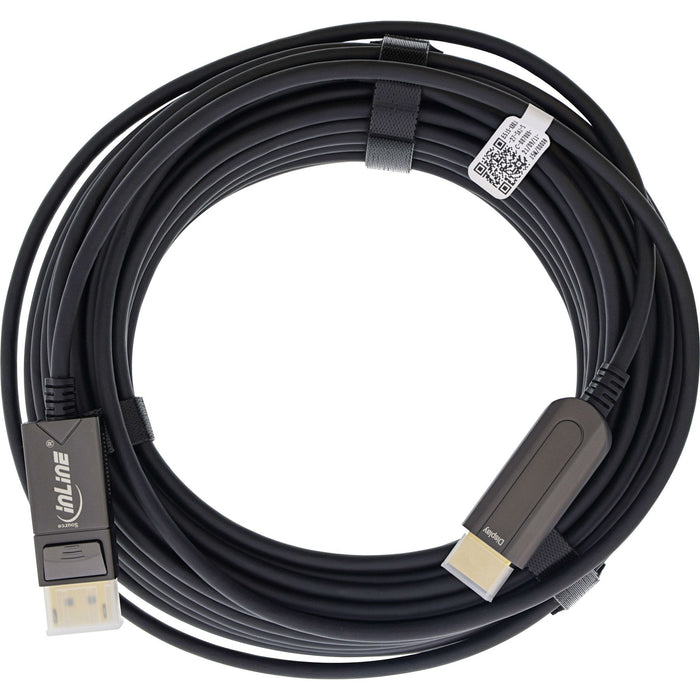 Cable Inline Displayport A Hdmi Aoc, 4k/60hz, Negro, 50m