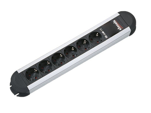 EAN 4016514013098 - Bachmann 331.010 base múltiple 1,75 m 6 salidas AC Interior Aluminio, Negro imagen 2
