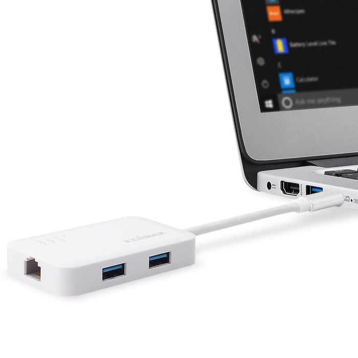 EAN 4717964701794 - Edimax EU-4308 base para portátil y replicador de puertos USB 3.2 Gen 1 (3.1 Gen 1) Type-C Blanco imagen 5