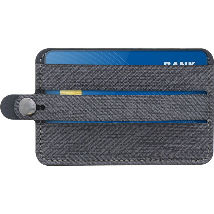 Estuche Para Tarjeta De Crédito Para Smartphone Inline, Con Correa De Mano, Negro