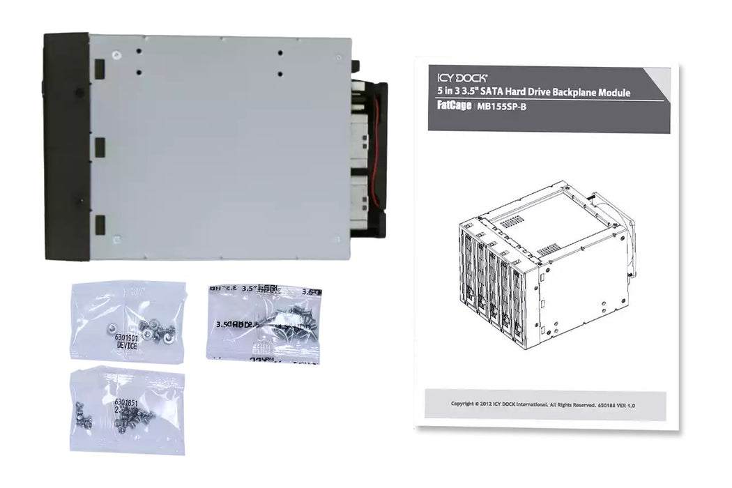 EAN 4711132869231 - Icy Dock MB155SP-B panel bahía disco duro Negro imagen 10