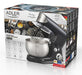 EAN 5903887804844 - Adler AD 4226B robot de cocina 1200 W 3 L Acero inoxidable, Negro imagen 7