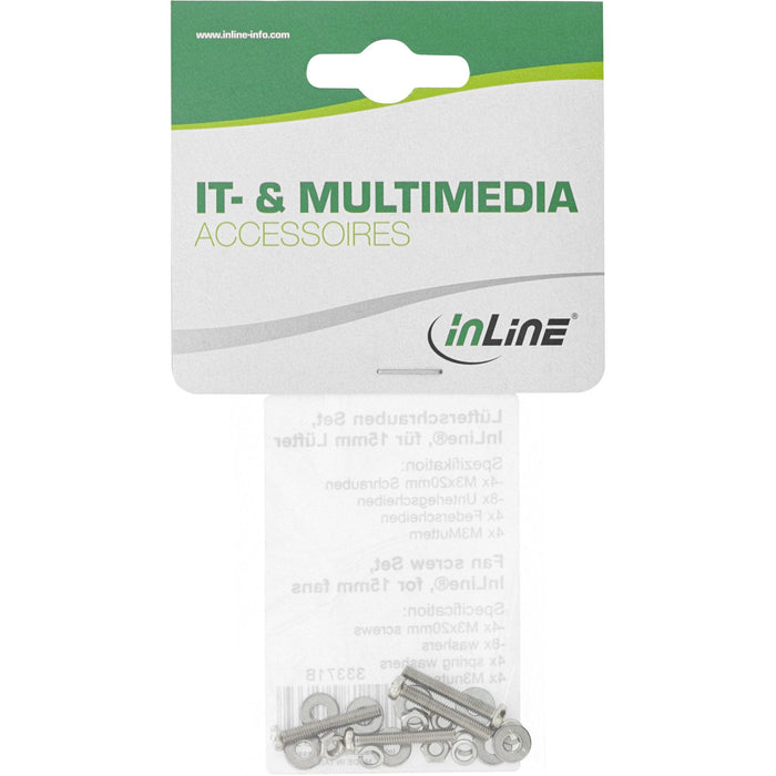 Juego De Tornillos De Ventilador Inline 15 Mm