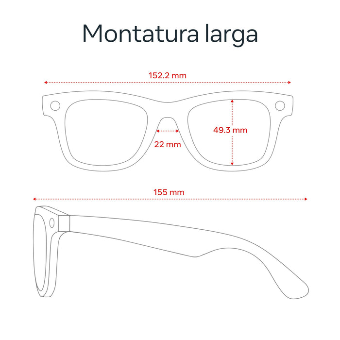 Ray-Ban Meta Wayfarer Gen2 Smart Glasses With Ai, Size 53-22, G-15 Clear Lense, Shiny Black Eu