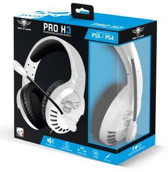 EAN 3700104424845 - Spirit of Gamer PRO-H3 PLAYSTATION EDITION Auriculares Alámbrico Diadema Juego Negro, Blanco imagen 6