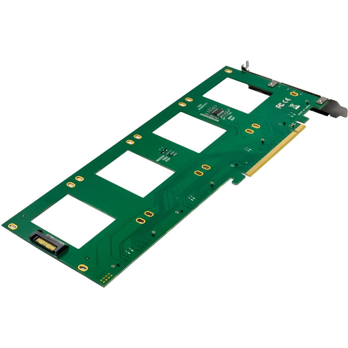 Inline Pcie Tarjeta A 4x Interno U.2 Nvme Sff-8639  Bifurcation - Pcie X16