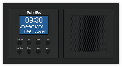 EAN 4019588039001 - TechniSat DIGITRADIO UP 1 Montado en la pared Analógico y digital Negro imagen 1