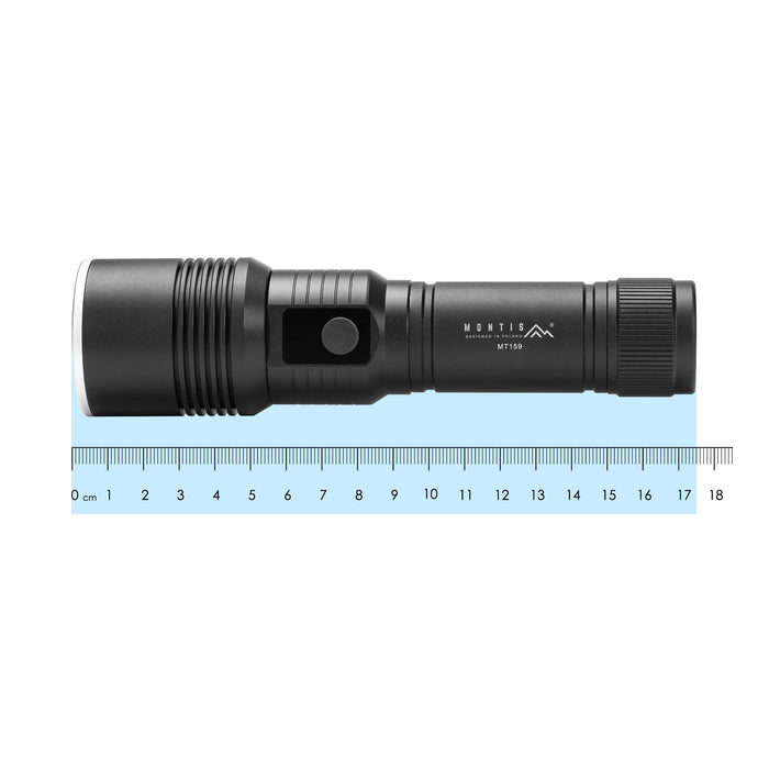 EAN 5901811409844 - Montis Taktyczna ręczna latarka akumulatorowa LED MT159 Negro Linterna de mano imagen 8