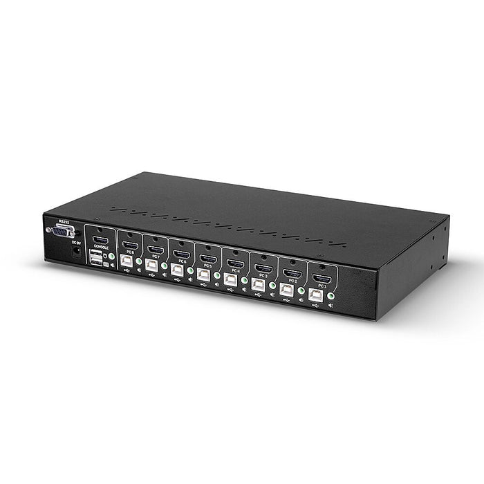 Lindy 8 Port Hdmi 4k60 Usb 2.0 Audio Kvm Switch