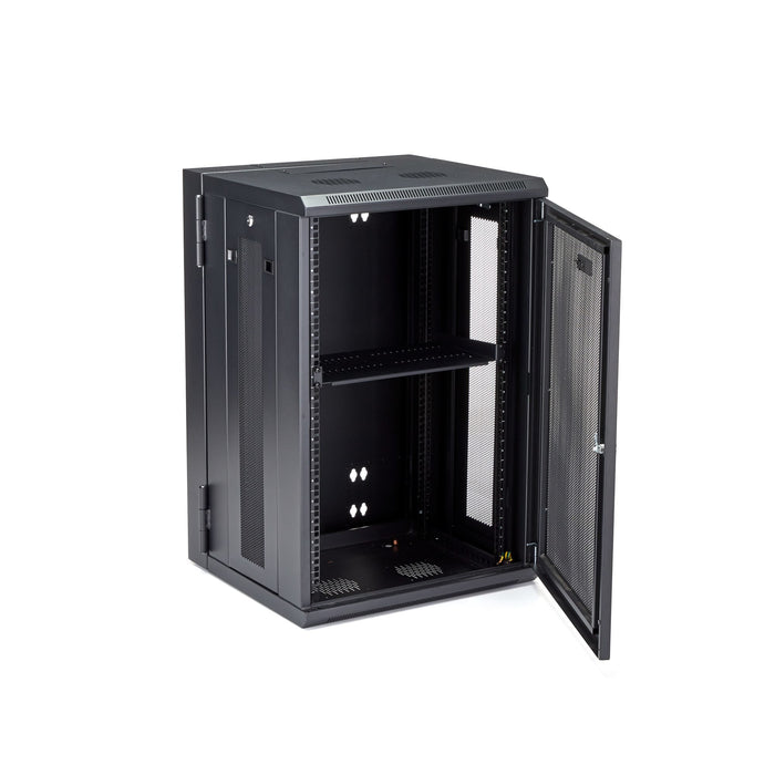 EAN 65030870061 - StarTech.com RK1820WALHM armario rack Bastidor de pared Negro imagen 3