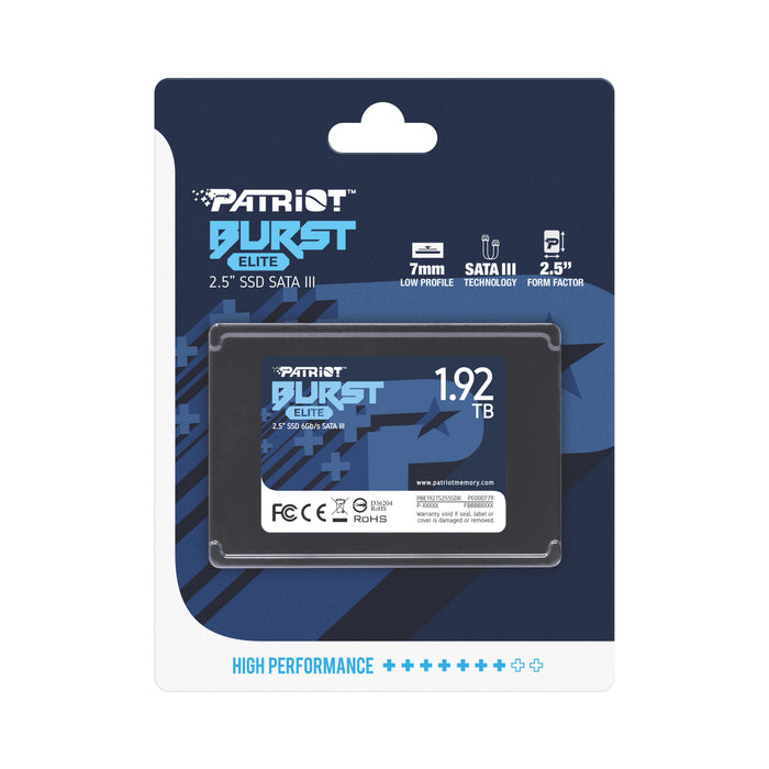 EAN 0814914027776 - Patriot Memory Burst Elite 1,92 TB 2.5" Serial ATA III imagen 6