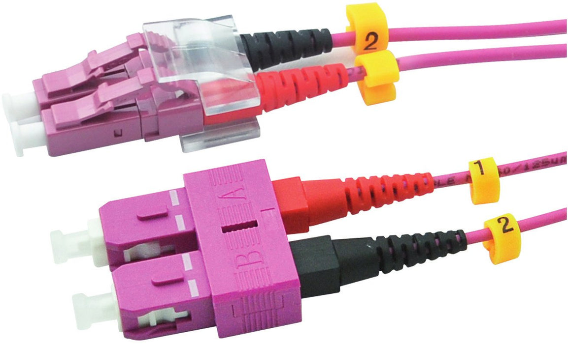 Red 2716-10-0030 Lwl-Duplex Cable De Red Lc Sc 10,0m Om4 Violett