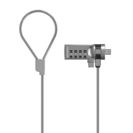 EAN 8436574707557 - AISENS ASLK-D40N01-SL cable antirrobo Plata 1,5 m imagen 2