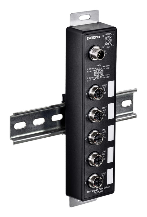 Trendnet Industrial M12 To Rj-45 Ethernet Cable 5m