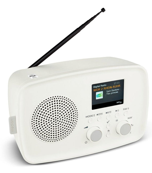 Medion Life Dab+ Radio Dre-1 Weiss