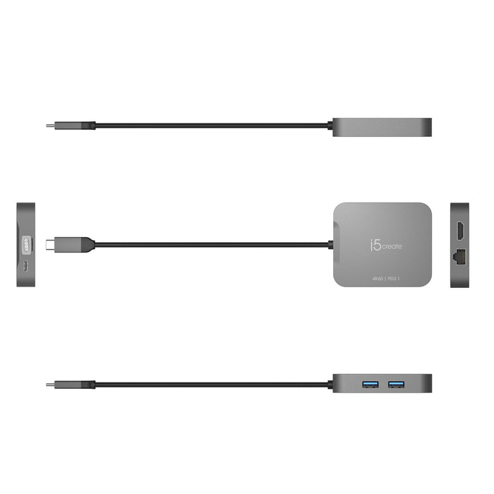 J5create Elite Jcd3191 - Base De Acoplamiento - Usb-C