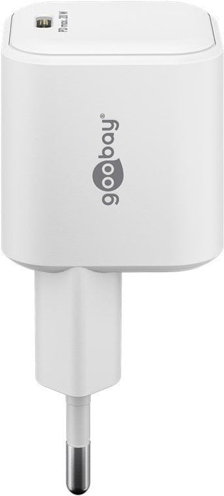 Cargador Rápido Goobay 20w Usb-C Pd Gan (Blanco) 76691