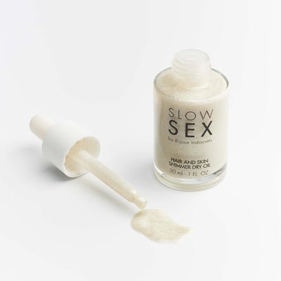 EAN 8436562013790 - Bijoux Indiscrets Dry-touch Intimate Shimmer Oil 30 ml imagen 2