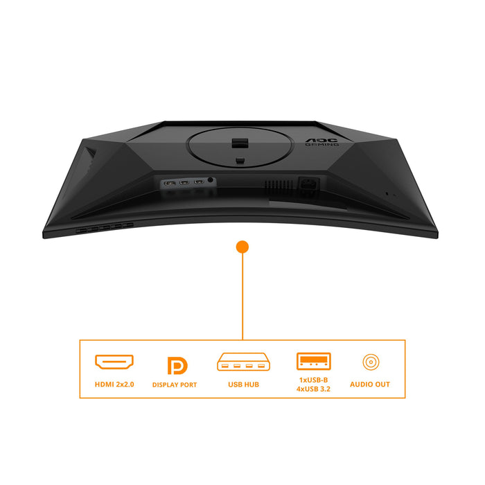 EAN 4038986181488 - AOC G4 C27G4ZXU pantalla para PC 68,6 cm (27") 1920 x 1080 Pixeles Full HD LED Negro imagen 4