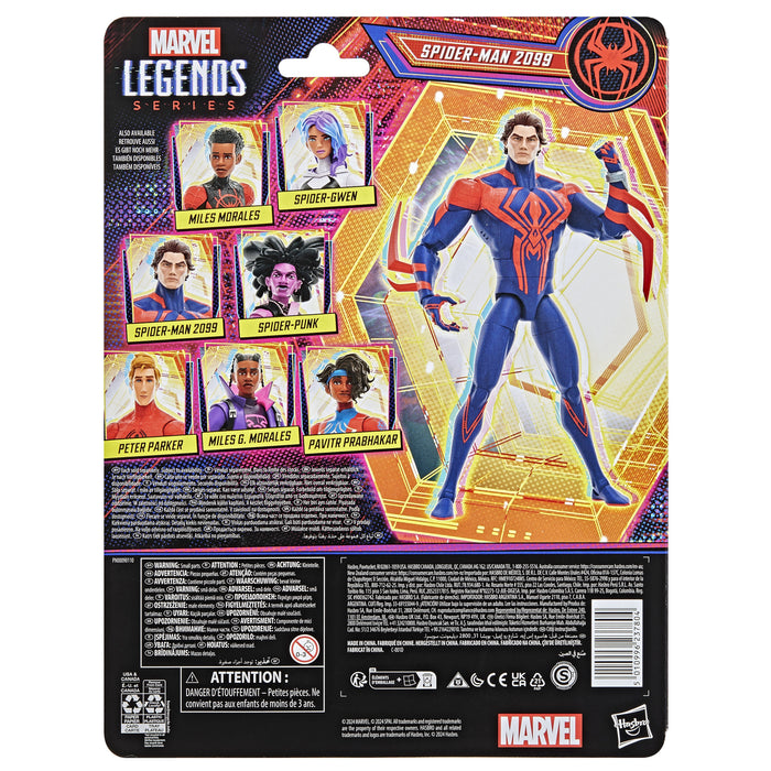 Figura Hasbro Marvel Legends Series Spider Man Across The Spider Verse Spider Man 2099