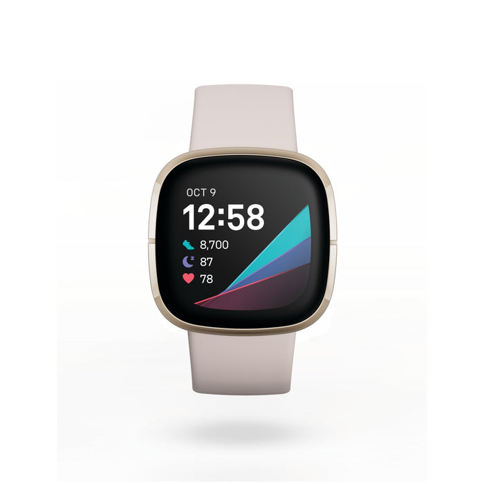 EAN 811138036973 - Fitbit Sense 4,01 cm (1.58") AMOLED 40 mm Digital Pantalla táctil Blanco Wifi GPS (satélite) imagen 2
