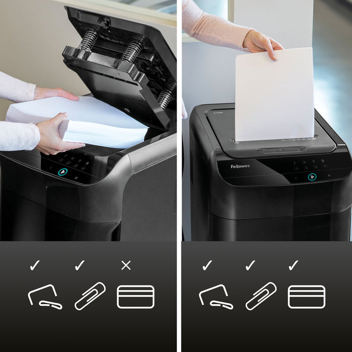 EAN 0043859747719 - Fellowes AutoMax 600M triturador de papel Microcorte 60 dB 23 cm Negro imagen 7